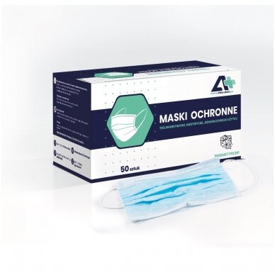 Disposable mask three-layer 50 pcs.